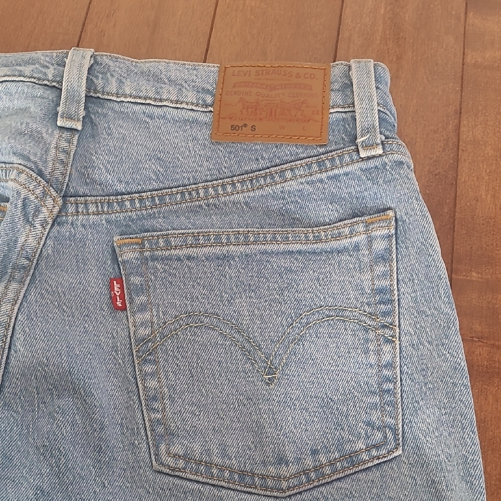 Levi's 501  Light Blue Skinny Filiforme Women's Jeans